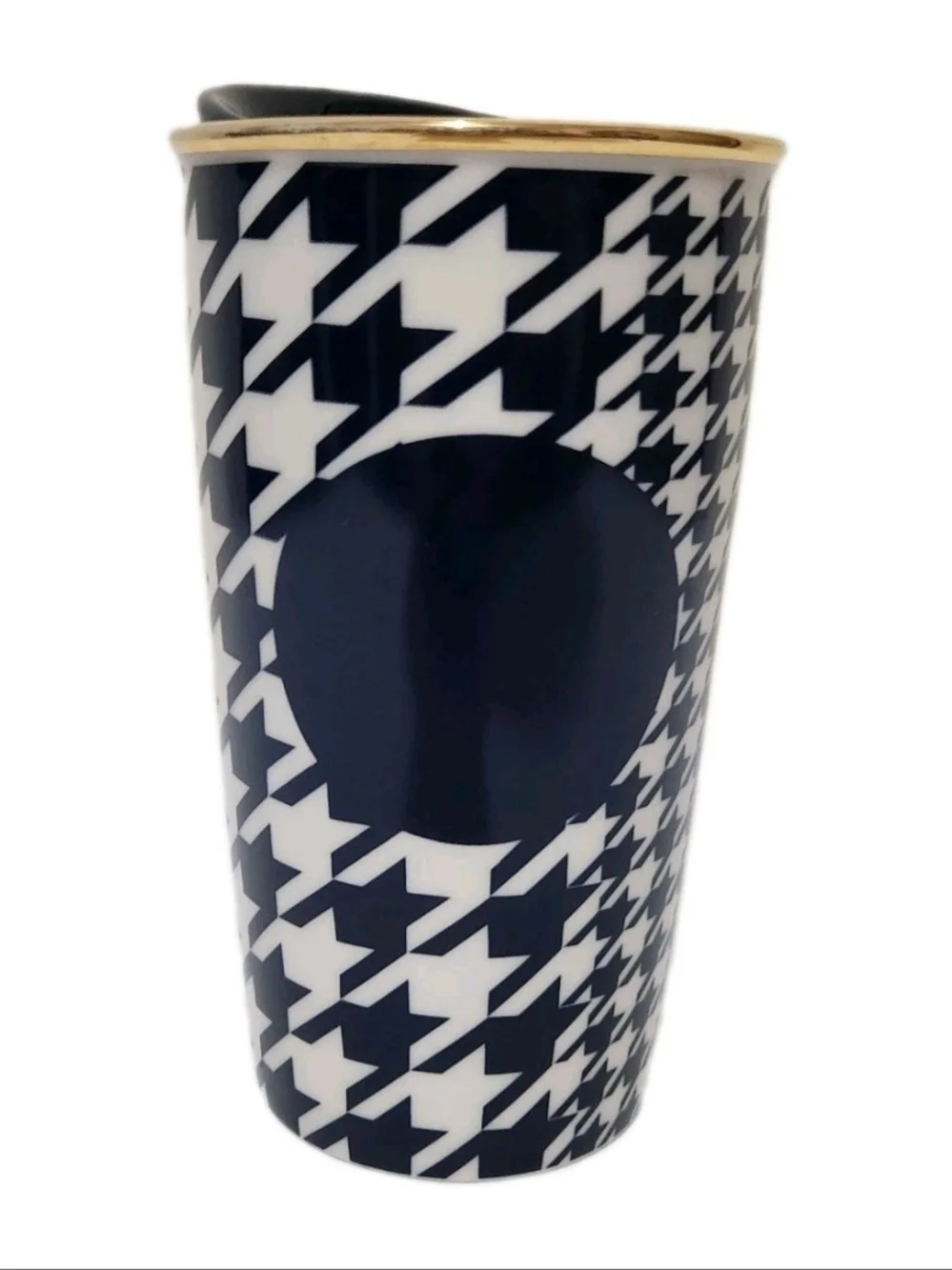 Starbucks Dot Collection Houndstooth Travel Mug Dark Academia Aesthetic Y2K Vibe